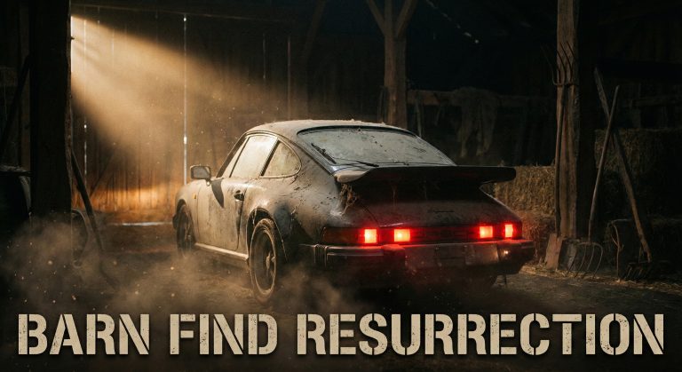 Resurrecting a 30-Year Abandoned Porsche Barn Find